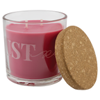 Personalized 14 oz. Scented Glass Candle with Cork Lid