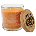 Personalized 14 oz. Scented Glass Candle with Cork Lid