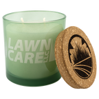 Personalized 14 oz. Scented Glass Candle with Cork Lid