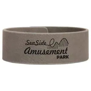 Personalized Leatherette Cuff Bracelet - Midwestern Laser Art