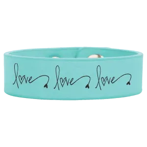 Personalized Leatherette Cuff Bracelet - Midwestern Laser Art