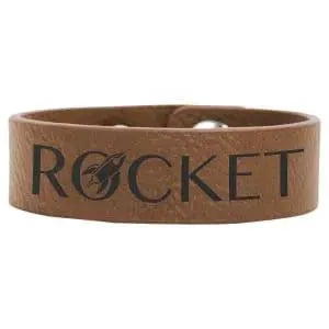 Personalized Leatherette Cuff Bracelet - Midwestern Laser Art