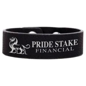 Personalized Leatherette Cuff Bracelet - Midwestern Laser Art