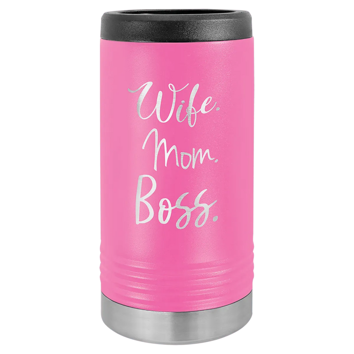 Personalized Slim Polar Camel Beverage Holder - Midwestern Laser Art
