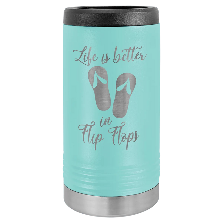 Personalized Slim Polar Camel Beverage Holder - Midwestern Laser Art