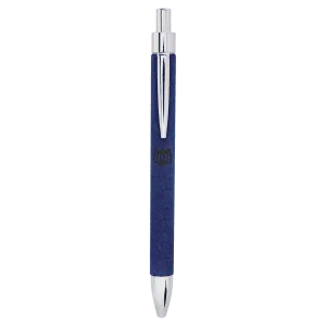 Personalized Leatherette Ballpoint Pen - Midwestern Laser Art