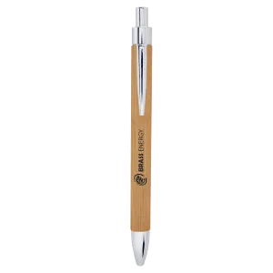 Personalized Leatherette Ballpoint Pen - Midwestern Laser Art