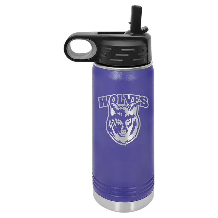 Personalized 20 oz. Polar Camel Water Bottle - Midwestern Laser Art