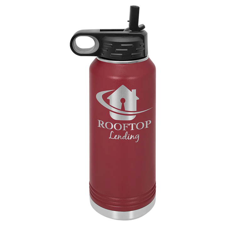 Personalized 32 oz. Polar Camel Water Bottle - Midwestern Laser Art
