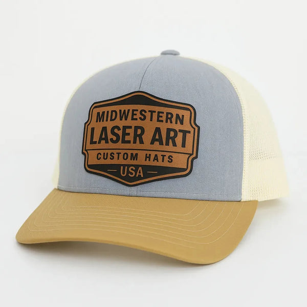 Custom Richardson 112 Hat – Laser Engraved Patch - Midwestern Laser Art