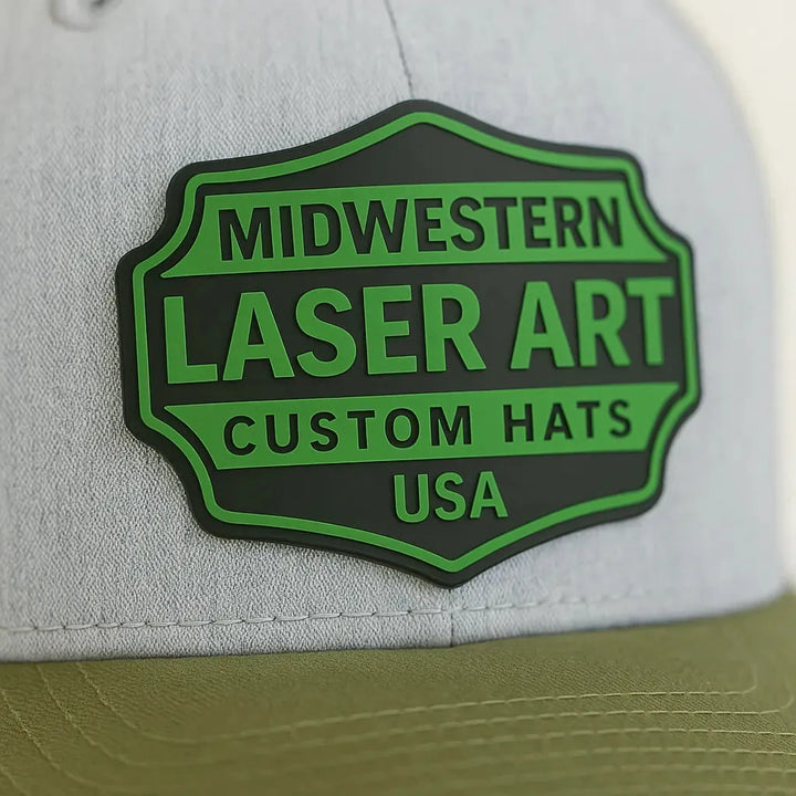 Custom Richardson 112 Hat – Laser Engraved Patch - Midwestern Laser Art