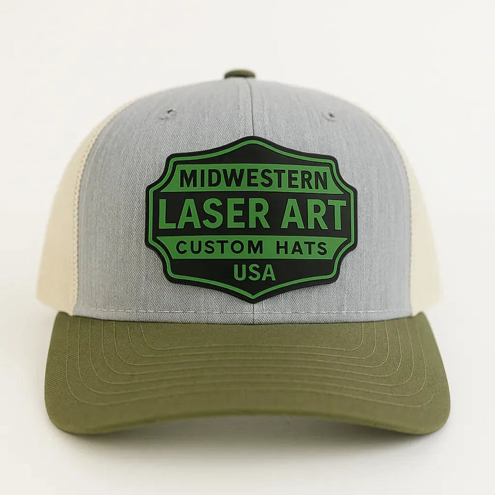 Custom Richardson 112 Hat – Laser Engraved Patch - Midwestern Laser Art