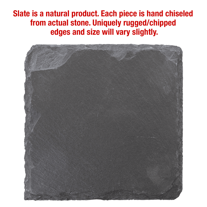 Personalized slate coaster with engraved design by Midwestern Laser Art