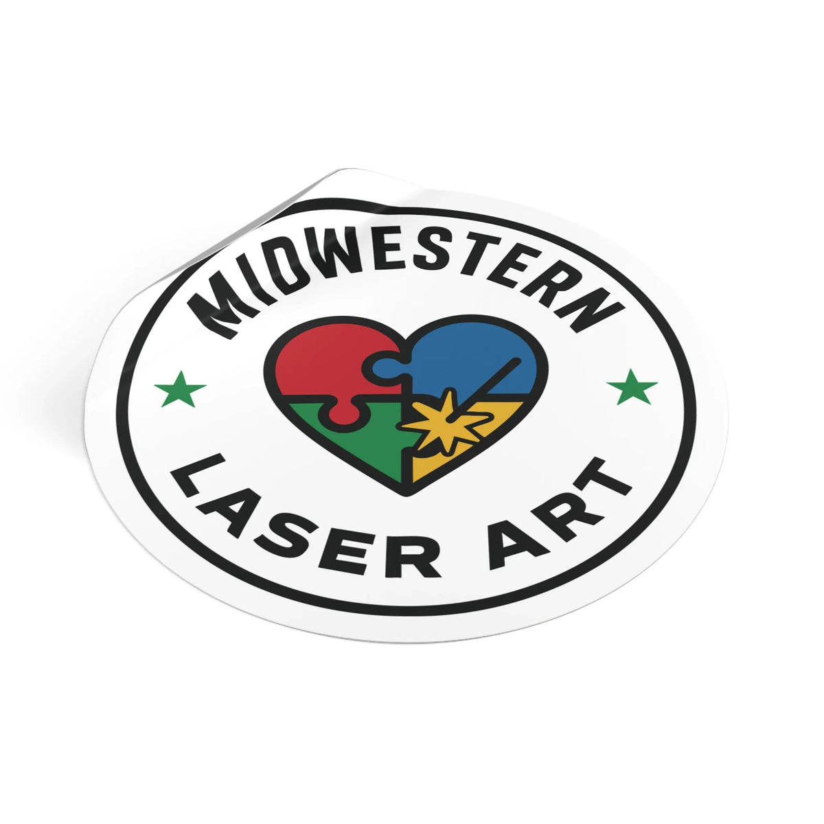 Vinyl Stickers – Awareness Vinyl Sticker – Puzzle Ribbon Design by 1a7704-f3.myshopify.com – Sticker