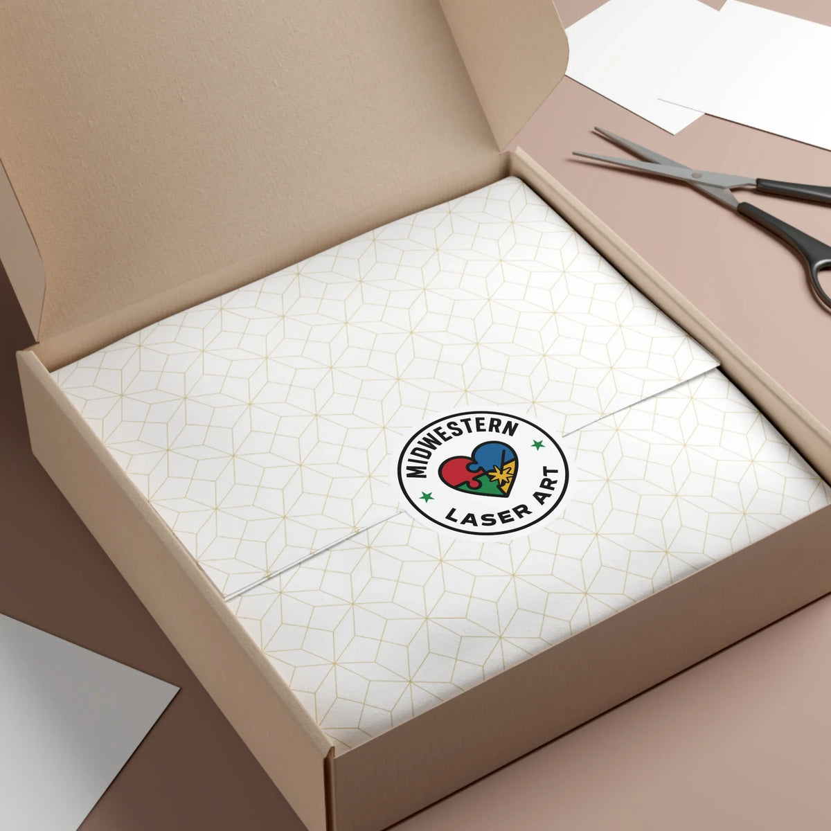 Vinyl Stickers – Awareness Vinyl Sticker – Puzzle Ribbon Design by 1a7704-f3.myshopify.com – Sticker