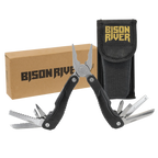 Bison River 4" Black 13-Function Multi-Tool with Nylon Sheath by 1a7704-f3.myshopify.com – Multi-Tool