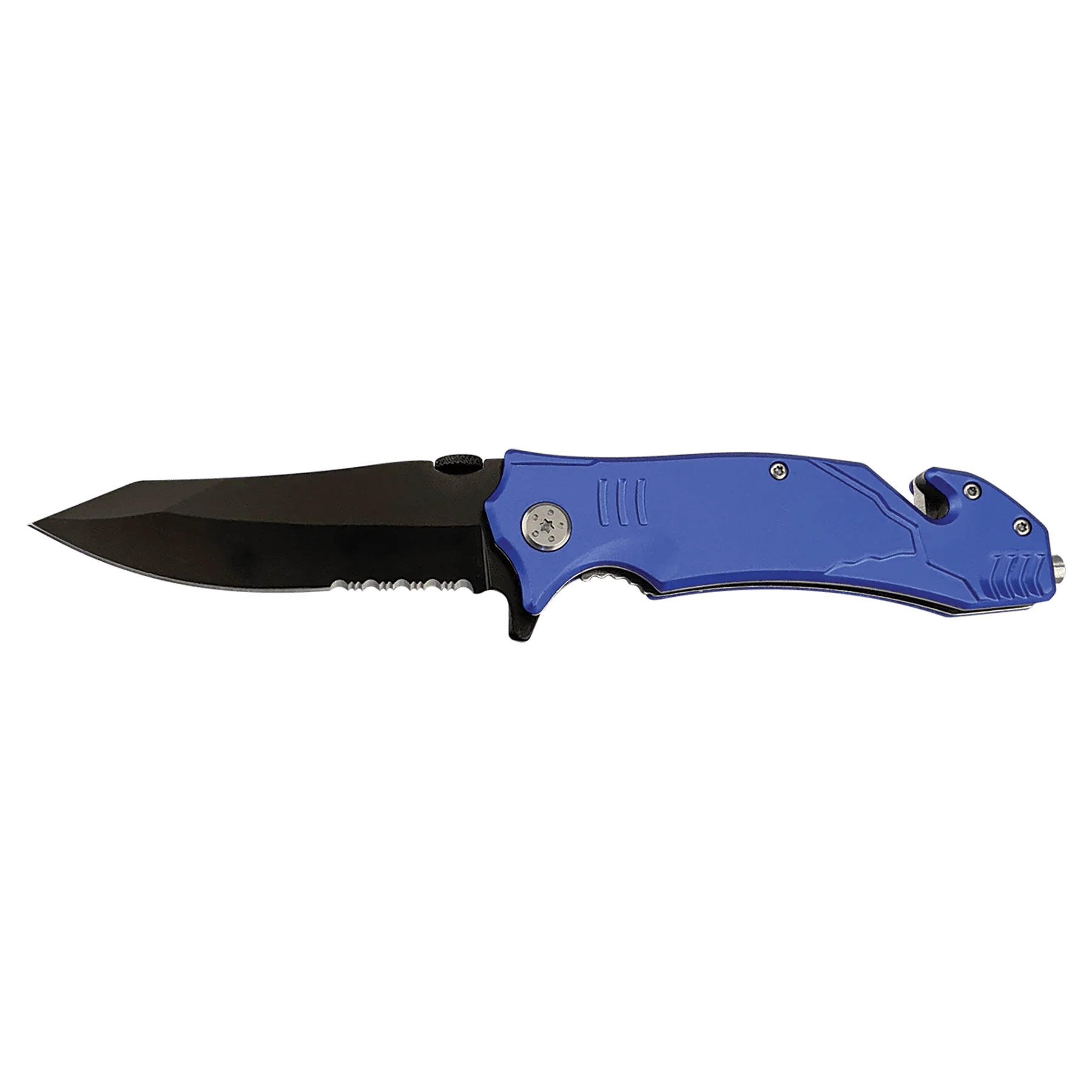 Bison River 4½" Multi-Color Rescue Knife – Custom Laser Engraved Safety Tool by 1a7704-f3.myshopify.com – Knife