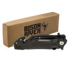 Bison River 4½" Multi-Color Rescue Knife – Custom Laser Engraved Safety Tool by 1a7704-f3.myshopify.com – Knife