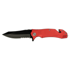 Bison River 4½" Multi-Color Rescue Knife – Custom Laser Engraved Safety Tool by 1a7704-f3.myshopify.com – Knife