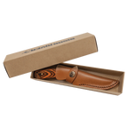 Bison River 7 3/4" Custom Engraved Pakkawood Fixed Blade Knife with Leather Sheath by 1a7704-f3.myshopify.com – Knife