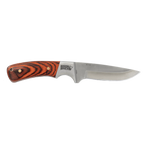 Bison River 7 3/4" Custom Engraved Pakkawood Fixed Blade Knife with Leather Sheath by 1a7704-f3.myshopify.com – Knife