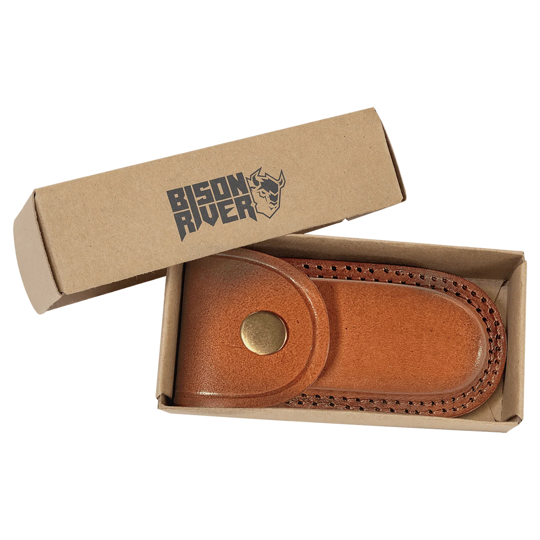 Bison River 3 3/4" Custom Engraved Wood Folding Knife with Damascus Steel Blade & Leather Sheath by 1a7704-f3.myshopify.com – Knife