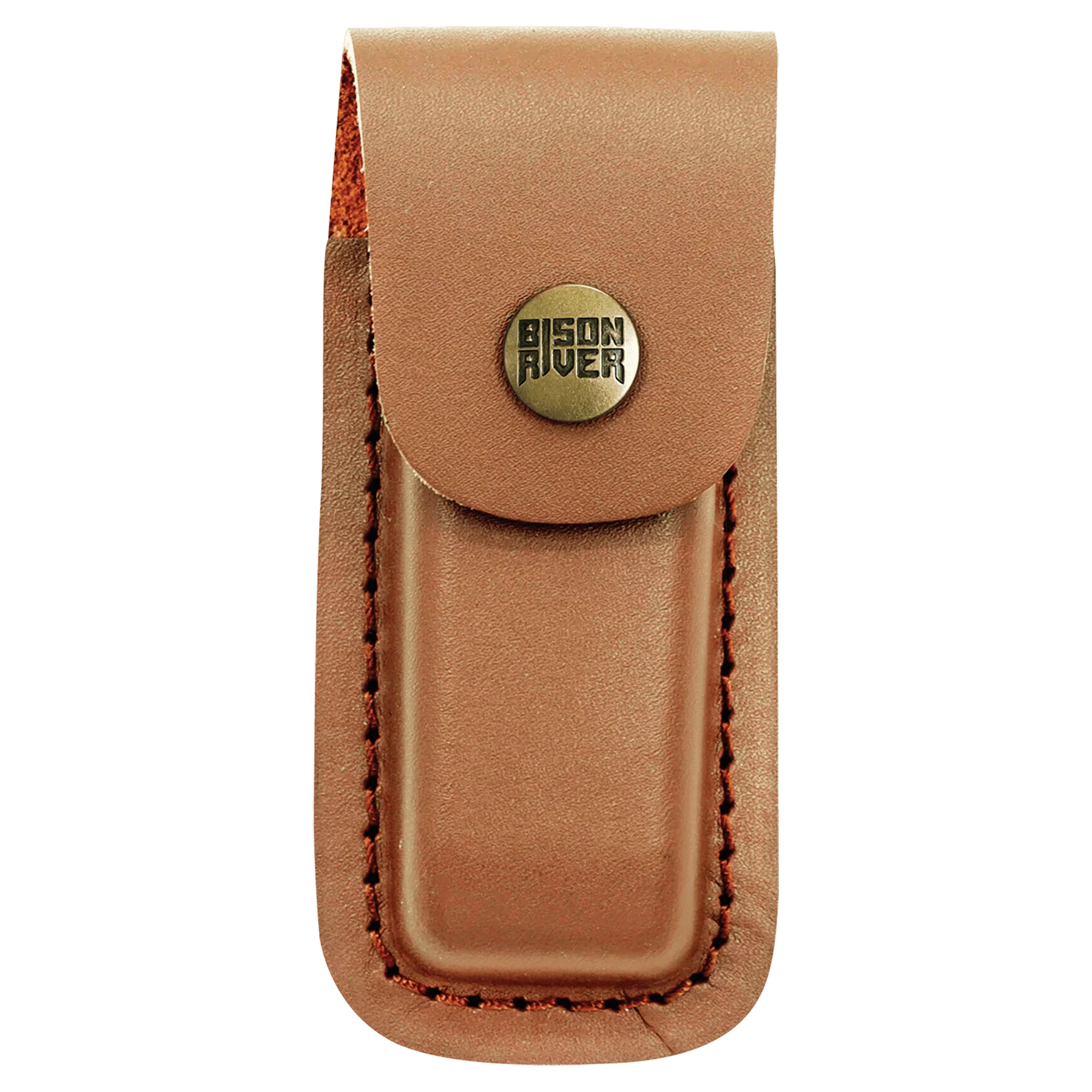 Bison River 4" Custom Engraved Wood Folding Knife with Leather Sheath by 1a7704-f3.myshopify.com – Knife