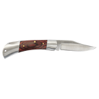 Bison River 3 1/2" Custom Engraved Wood Folding Knife by 1a7704-f3.myshopify.com – Knife