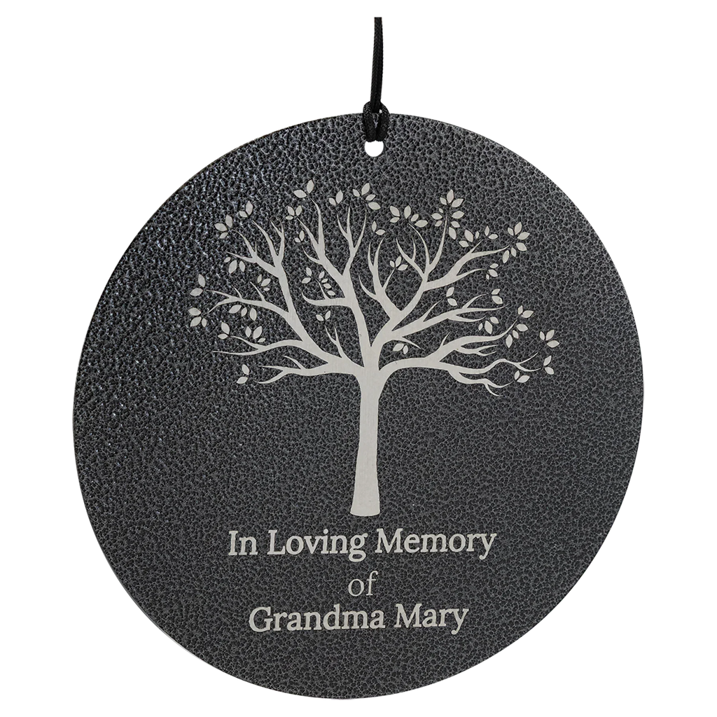 Black Powder Coated Aluminum Wind Chime Engraved Custom Engraving 30 Inch Or 36 Inch Length by 1a7704-f3.myshopify.com – Home Decor