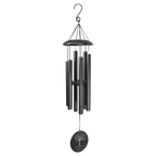 Black Powder Coated Aluminum Wind Chime Engraved Custom Engraving 30 Inch Or 36 Inch Length by 1a7704-f3.myshopify.com – Home Decor