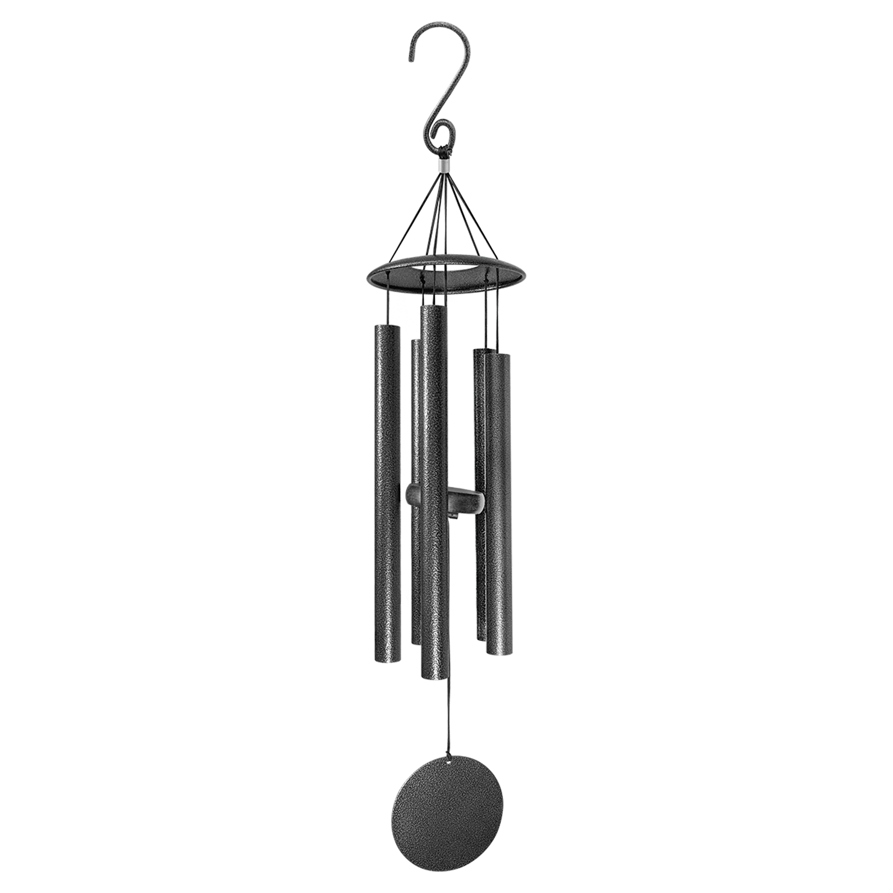 Black Powder Coated Aluminum Wind Chime Engraved Custom Engraving 30 Inch Or 36 Inch Length by 1a7704-f3.myshopify.com – Home Decor