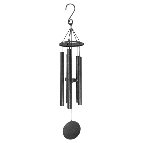 Black Powder Coated Aluminum Wind Chime Engraved Custom Engraving 30 Inch Or 36 Inch Length by 1a7704-f3.myshopify.com – Home Decor