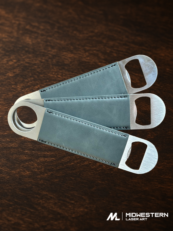 Custom Engraved Leatherette Bottle Opener