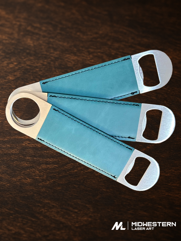 Custom Engraved Leatherette Bottle Opener