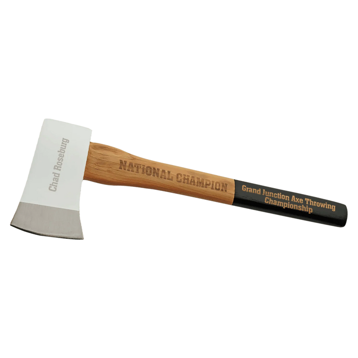 Custom Laser Engraved 16" Tournament Throwing Axe with Nylon Sheath & Blade Guard – WATL Approved by 1a7704-f3.myshopify.com – Throwing Axe