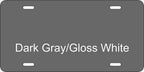 Personalized Aluminum License Plate – 6" x 12" Custom Laser Engraved
