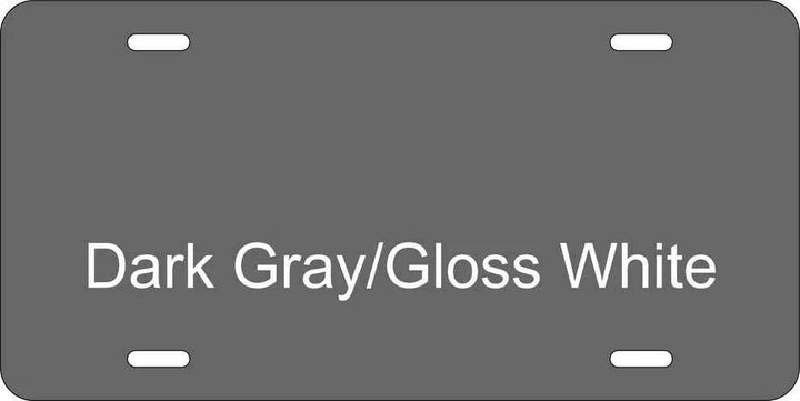 Personalized Aluminum License Plate – 6" x 12" Custom Laser Engraved