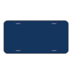 Personalized Aluminum License Plate – 6" x 12" Custom Laser Engraved