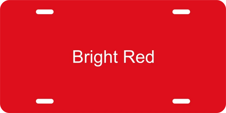 Personalized Aluminum License Plate – 6" x 12" Custom Laser Engraved