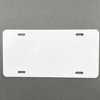 Personalized Aluminum License Plate – 6" x 12" Custom Laser Engraved
