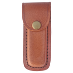 Custom Laser Engraved Bison River Leather Sheath with Snap Closure – Fits Folding Knives up to 4" by 1a7704-f3.myshopify.com – Knife Sheath