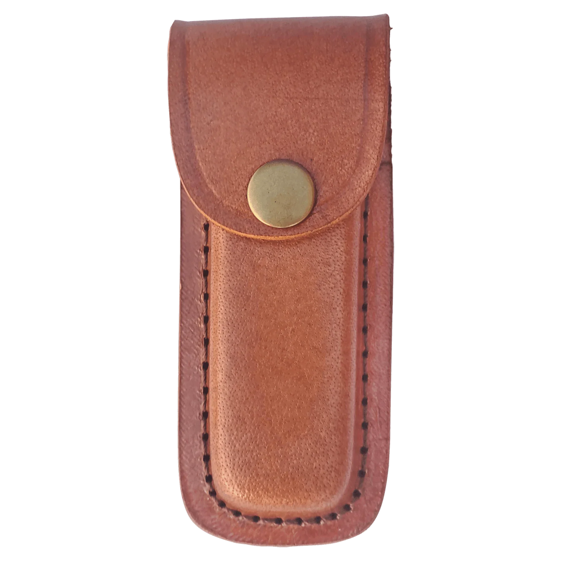 Custom Laser Engraved Bison River Leather Sheath with Snap Closure – Fits Folding Knives up to 4" by 1a7704-f3.myshopify.com – Knife Sheath