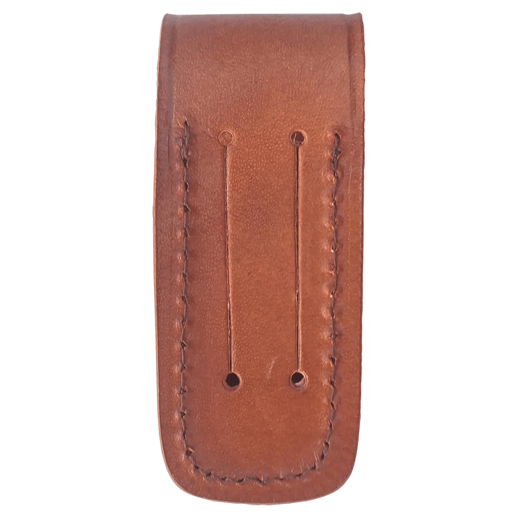 Custom Laser Engraved Bison River Leather Knife Sheath with Snap Closure – Fits Folding Knives up to 5" by 1a7704-f3.myshopify.com – Knife Sheath