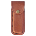 Custom Laser Engraved Bison River Leather Knife Sheath with Snap Closure – Fits Folding Knives up to 5" by 1a7704-f3.myshopify.com – Knife Sheath