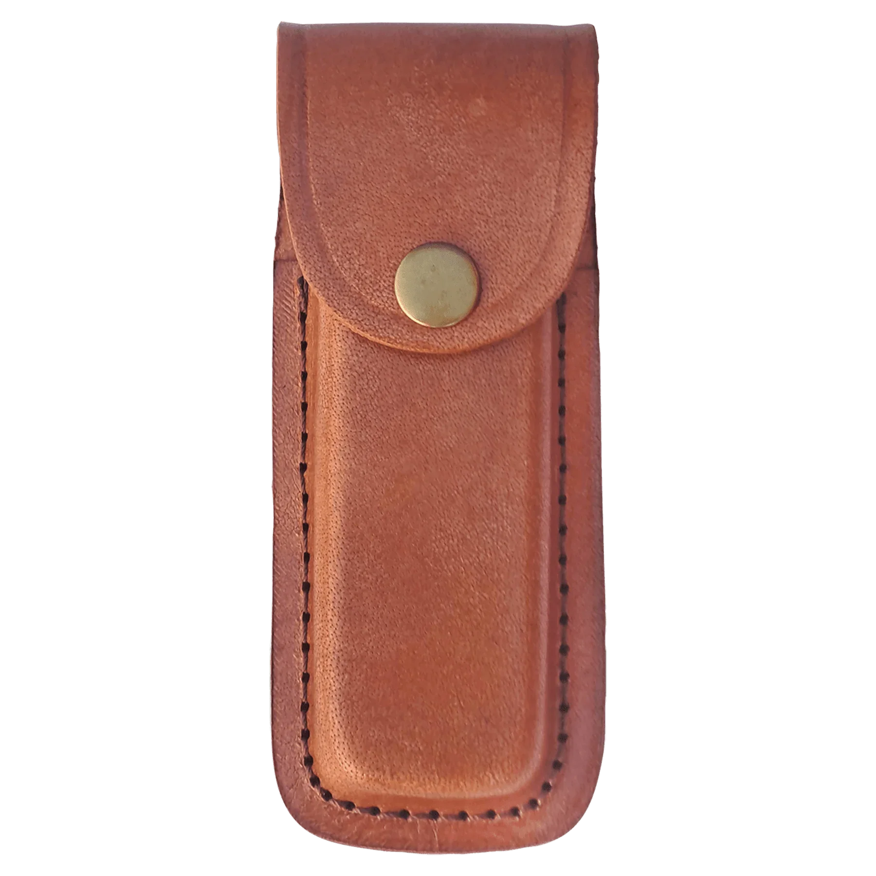 Custom Laser Engraved Bison River Leather Knife Sheath with Snap Closure – Fits Folding Knives up to 5" by 1a7704-f3.myshopify.com – Knife Sheath