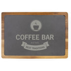 Custom Engraved 13" x 9" Acacia Wood & Slate Cutting Board by 1a7704-f3.myshopify.com – Cutting Board