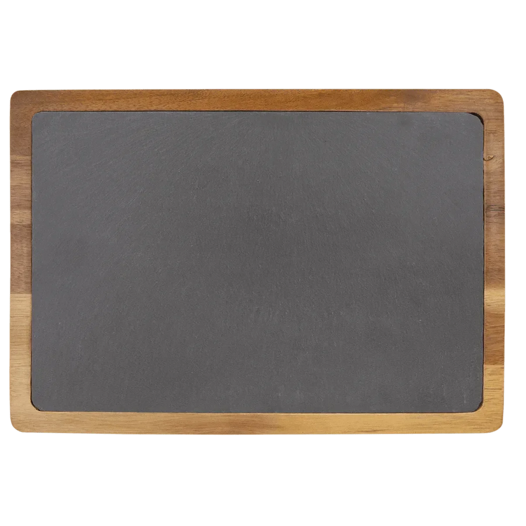 Custom Engraved 13" x 9" Acacia Wood & Slate Cutting Board by 1a7704-f3.myshopify.com – Cutting Board