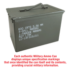 Custom Laser-Engraved Military Surplus Steel Ammo Can – 30 Cal, 50 Cal & Fat 50 Options by 1a7704-f3.myshopify.com – Ammo Can