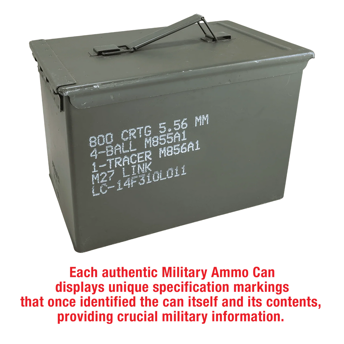 Custom Laser-Engraved Military Surplus Steel Ammo Can – 30 Cal, 50 Cal & Fat 50 Options by 1a7704-f3.myshopify.com – Ammo Can