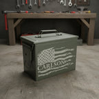 Custom Laser-Engraved Military Surplus Steel Ammo Can – 30 Cal, 50 Cal & Fat 50 Options by 1a7704-f3.myshopify.com – Ammo Can